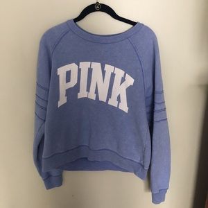 VS pink purple crew neck